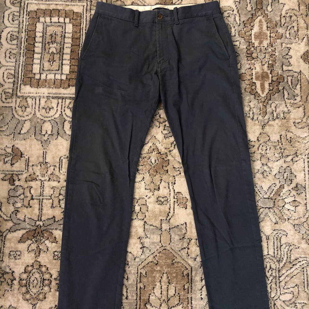 J. Crew Slim Navy Flex Chinos